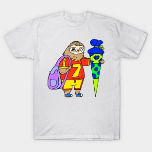 School start of school children school bag T-Shirt